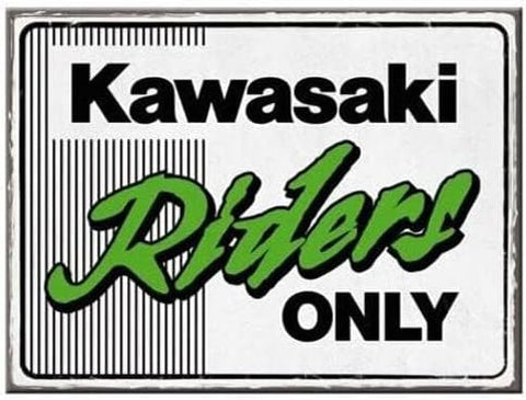Magnēts KAWASAKI Riders Only NOSTALGIC ART MOTOVEIKALS 21