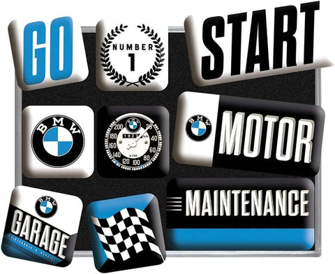 Magnētu komplekts BMW POWER 9 gab. NOSTALGIC ART MOTOVEIKALS 21