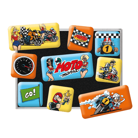Magnētu komplekts WINNER TAKES NOSTALGIC ART MOTOVEIKALS 21