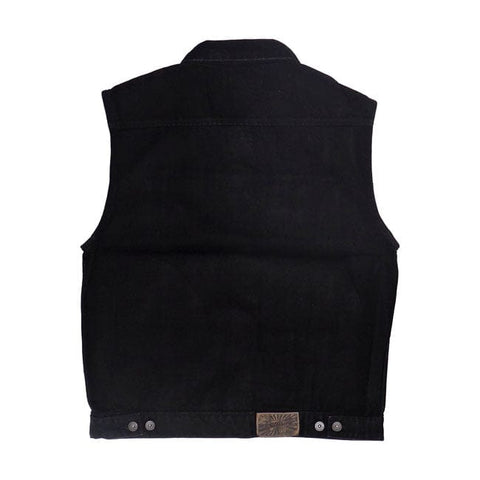 MCS denim vest black MCS MOTOVEIKALS 21