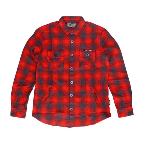 MCS Worker flanel shirt red/grey MCS MOTOVEIKALS 21