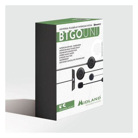 Midland BT Go Uni Intercom bluetooth plug&play universal MIDLAND MOTOVEIKALS 21