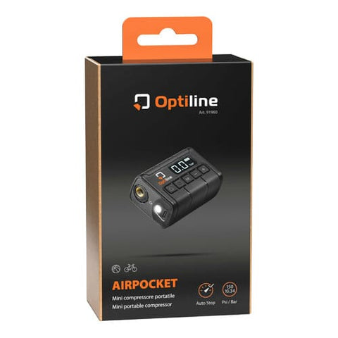 Mini portatīvais kompresors Optiline Airpocket LAMPA MOTOVEIKALS 21