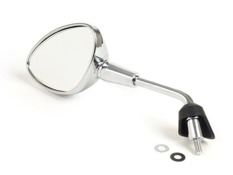 Mirror -MOTO NOSTRA Shorty- Vespa GTS 125-300 HPE (2019-), Vespa Sprint 50-150, Vespa Primavera 50-150 - chrome - lhs MOTO NOSTRA MOTOVEIKALS 21