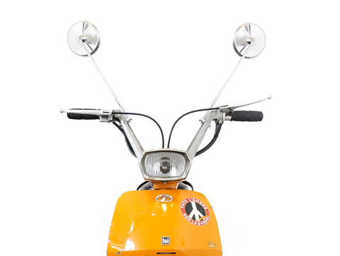 Mirror stainless steel -bgm PRO- Lambretta Lui 50CL, Lui 75 S&SL , Luna, Vega ,Cometa round BGM PRO MOTOVEIKALS 21