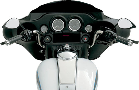 Mirror T-Drop Blk S. Stm DRAG SPECIALTIES DRAG SPECIALTIES MOTOVEIKALS 21