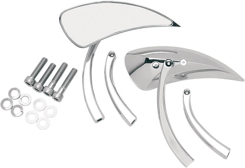 Mirror Teardrop 2 Stems DRAG SPECIALTIES DRAG SPECIALTIES MOTOVEIKALS 21
