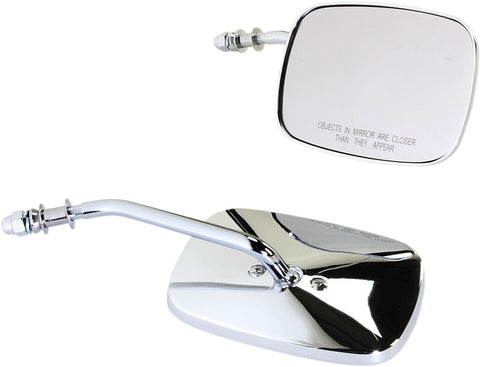 Mirrors Rect Chr Shrt DRAG SPECIALTIES DRAG SPECIALTIES MOTOVEIKALS 21