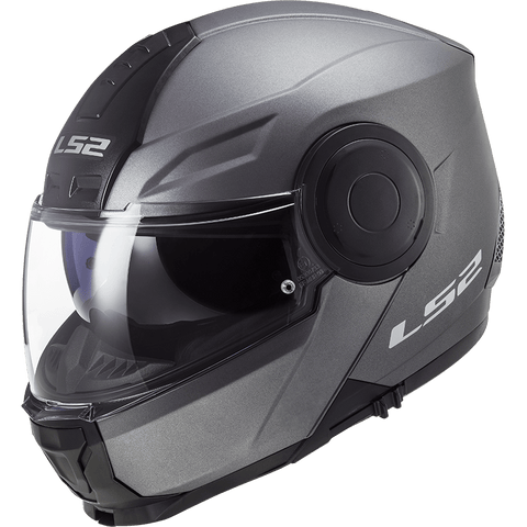 Modulārā ķivere LS2 FF902 AXIS matte black titanium 2XL LS2 MOTOVEIKALS 21