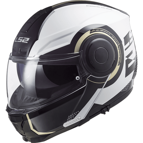 Modulārā ķivere LS2 FF902 SCOPE ARCH white titanium 2XL LS2 MOTOVEIKALS 21