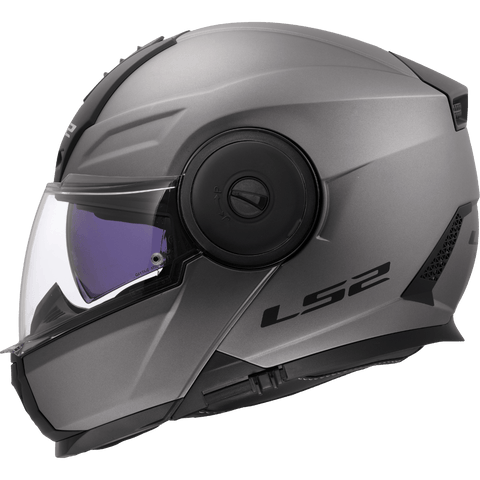 Modulārā ķivere LS2 FF902 SCOPE II SOLID matte titanium LS2 MOTOVEIKALS 21