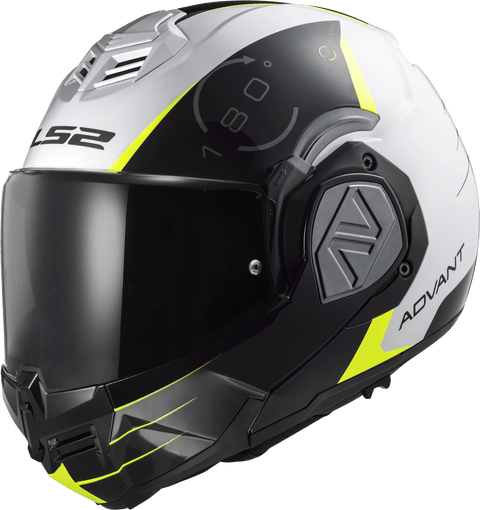 Modulārā ķivere LS2 FF906 ADVANT CODEX white black LS2 MOTOVEIKALS 21