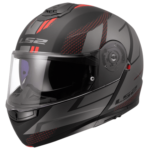 Modulārā ķivere LS2 FF908 STROBE II CODE black grey LS2 MOTOVEIKALS 21