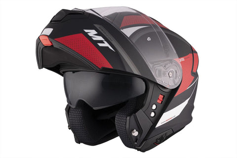 Modulārā ķivere MT Helmets GENESIS SV CAVE A5 matte red / black L MT HELMETS MOTOVEIKALS 21