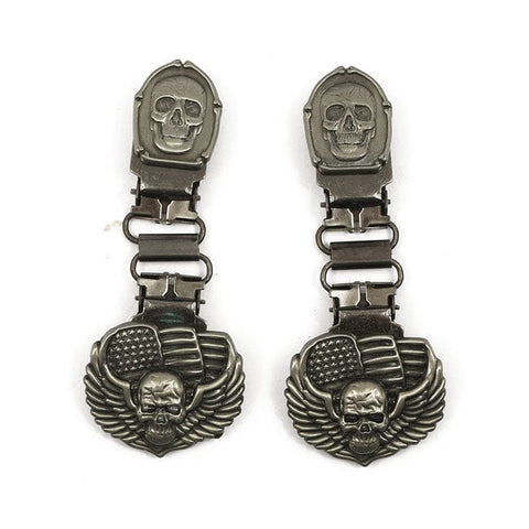 Moto bikšu-kurpju klipši bones / skull RYDER CLIPS MOTOVEIKALS 21