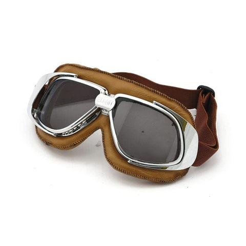 Moto brilles BANDIT brown ar viegli tonētām briļļu lēcām BANDIT MOTOVEIKALS 21
