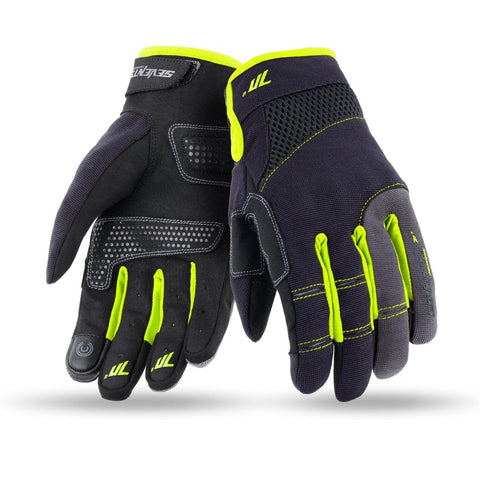 Moto cimdi 70Degrees C48 URBAN black/yellow 3XL 70 DEGREES MOTOVEIKALS 21