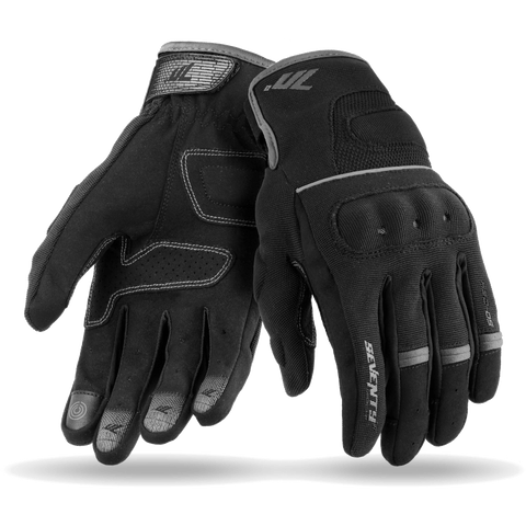 Moto cimdi 70Degrees C54 vīriešu black/grey 2XL 70 DEGREES MOTOVEIKALS 21
