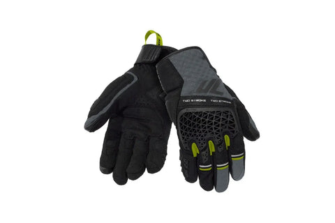 Moto cimdi 70Degrees SD-N60 Two Stroke black / grey / bright yellow 70 DEGREES MOTOVEIKALS 21