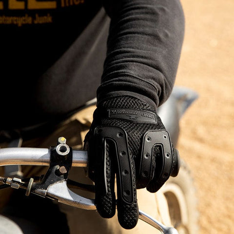 Moto cimdi Biltwell Anza Black Out BILTWELL MOTOVEIKALS 21