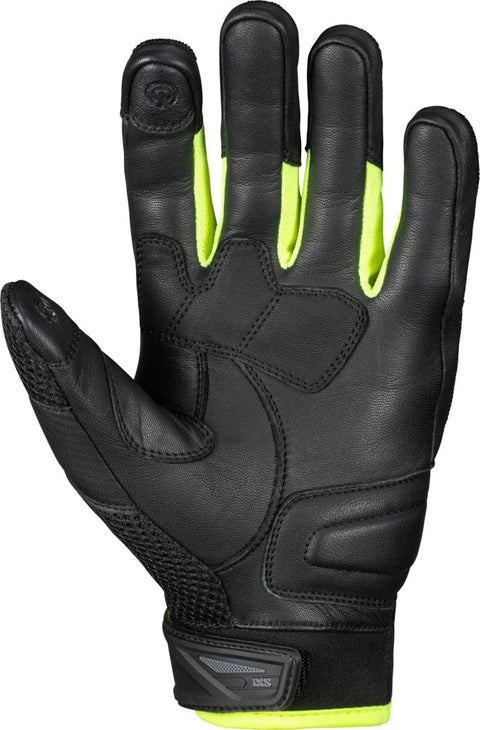 Moto cimdi IXS Matador-Air 2.0 black-yellow fluo IXS MOTOVEIKALS 21