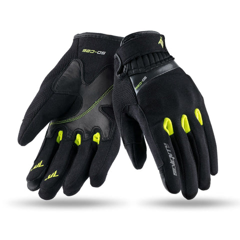 Moto cimdi sieviešu 70Degrees C26 SUMMER URBAN black / yellow L 70 DEGREES MOTOVEIKALS 21