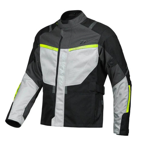 Moto jaka 70Degrees TONALE JT83 black / grey / fluor yellow 70 DEGREES MOTOVEIKALS 21