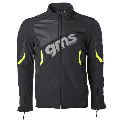 Moto jaka GMS Softshell ARROW black / green L GMS MOTOVEIKALS 21