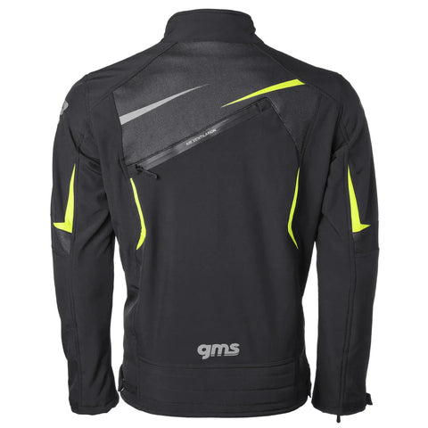 Moto jaka GMS Softshell ARROW black / green L GMS MOTOVEIKALS 21