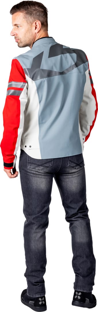 Moto jaka IXS RAPID-STX 2.2 LAMINATED blue grey red IXS MOTOVEIKALS 21