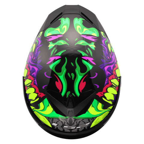 Moto ķivere LS2 FF820 Rapid III lycant purple green LS2 MOTOVEIKALS 21
