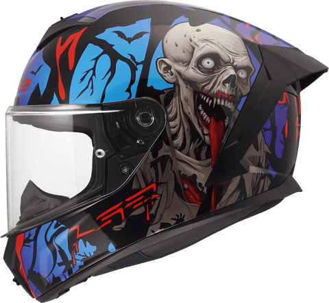 Moto ķivere LS2 FF820 Rapid III zombie II black red blue LS2 MOTOVEIKALS 21