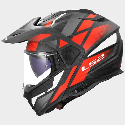 Moto ķivere LS2 RANGER FF909 CARBON PRISM marr red LS2 MOTOVEIKALS 21