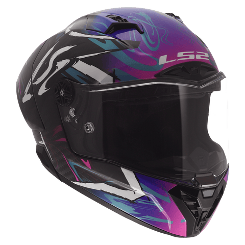 Moto ķivere LS2 Thunder GP FF805 DRIFT gloss blue purple W7D26 MOTOVEIKALS 21
