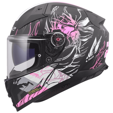 Moto ķivere LS2 Vector II FF811 DARFLO matt black pink LS2 MOTOVEIKALS 21