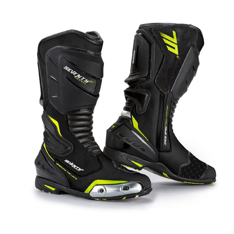 Moto šosejas apavi 70Degrees BR1 RACING black fluor yellow 41 70 DEGREES MOTOVEIKALS 21