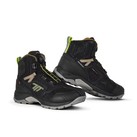 Moto zābaki 70Degrees BA7 STELVIO LOW black / sand / yellow fluor 40 70 DEGREES MOTOVEIKALS 21