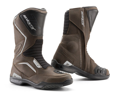 Moto zābaki 70Degrees BT2 TOURING unisex brown 44 70 DEGREES MOTOVEIKALS 21