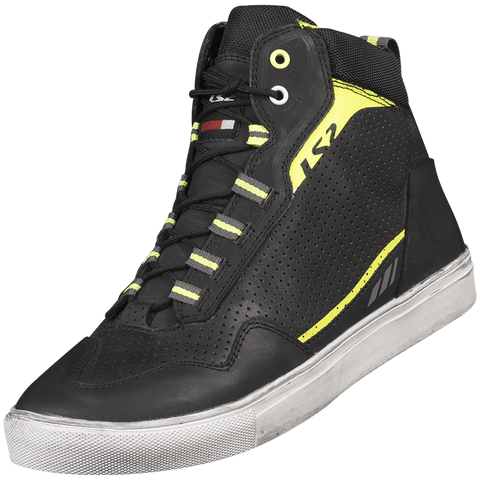 Moto zābaki LS2 ZOE black / H-V yellow 43 LS2 MOTOVEIKALS 21