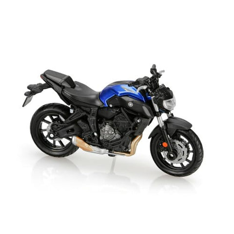 Motocikla modelis mērogā 1:18 Maisto Yamaha MT-07 Met Blue LAMPA MOTOVEIKALS 21