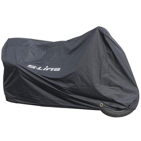 Motocikla pārsegs S-Line 170x80x100 cm vidēja un liela izmēra motocikliem black S-LINE MOTOVEIKALS 21