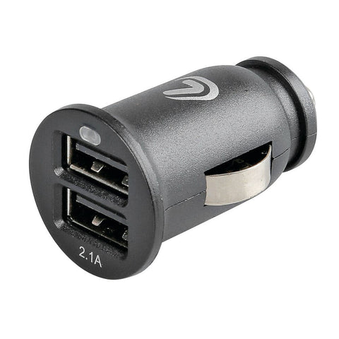 Motociklu plug-in update 2 USB portu lādētājs / ātrā uzlāde / 2400 mA - 12/24V LAMPA MOTOVEIKALS 21