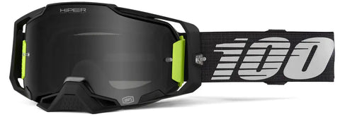Motokrosa brilles 100% ARMEGA HiPER black mirror 100% MOTOVEIKALS 21