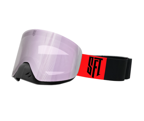 Motokrosa briļļu komplekts SFT Fast Black Red Magic STUNT FREAKS TEAM MOTOVEIKALS 21