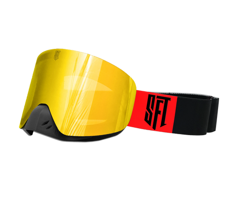 Motokrosa briļļu komplekts SFT Fast Black Red Magic STUNT FREAKS TEAM MOTOVEIKALS 21