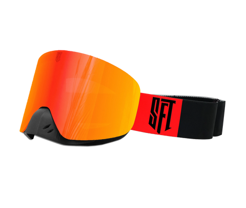 Motokrosa briļļu komplekts SFT Fast Black Red Magic STUNT FREAKS TEAM MOTOVEIKALS 21