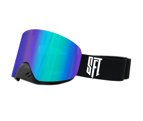 Motokrosa briļļu komplekts SFT Fast Black White SFT Magic STUNT FREAKS TEAM MOTOVEIKALS 21
