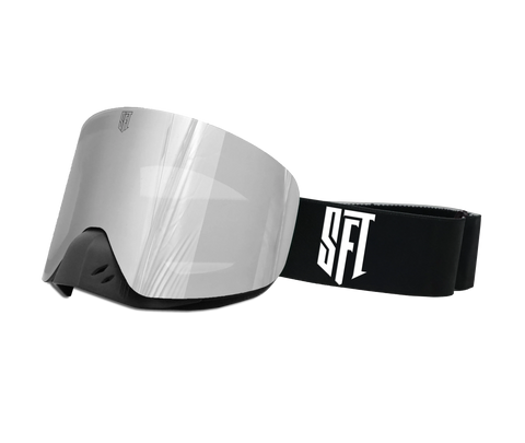 Motokrosa briļļu komplekts SFT Fast Black White SFT Magic STUNT FREAKS TEAM MOTOVEIKALS 21
