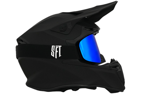 Motokrosa briļļu komplekts SFT Fast Black White SFT Magic STUNT FREAKS TEAM MOTOVEIKALS 21