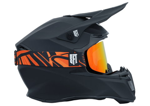Motokrosa briļļu komplekts SFT Fast Flare Orange Magic STUNT FREAKS TEAM MOTOVEIKALS 21
